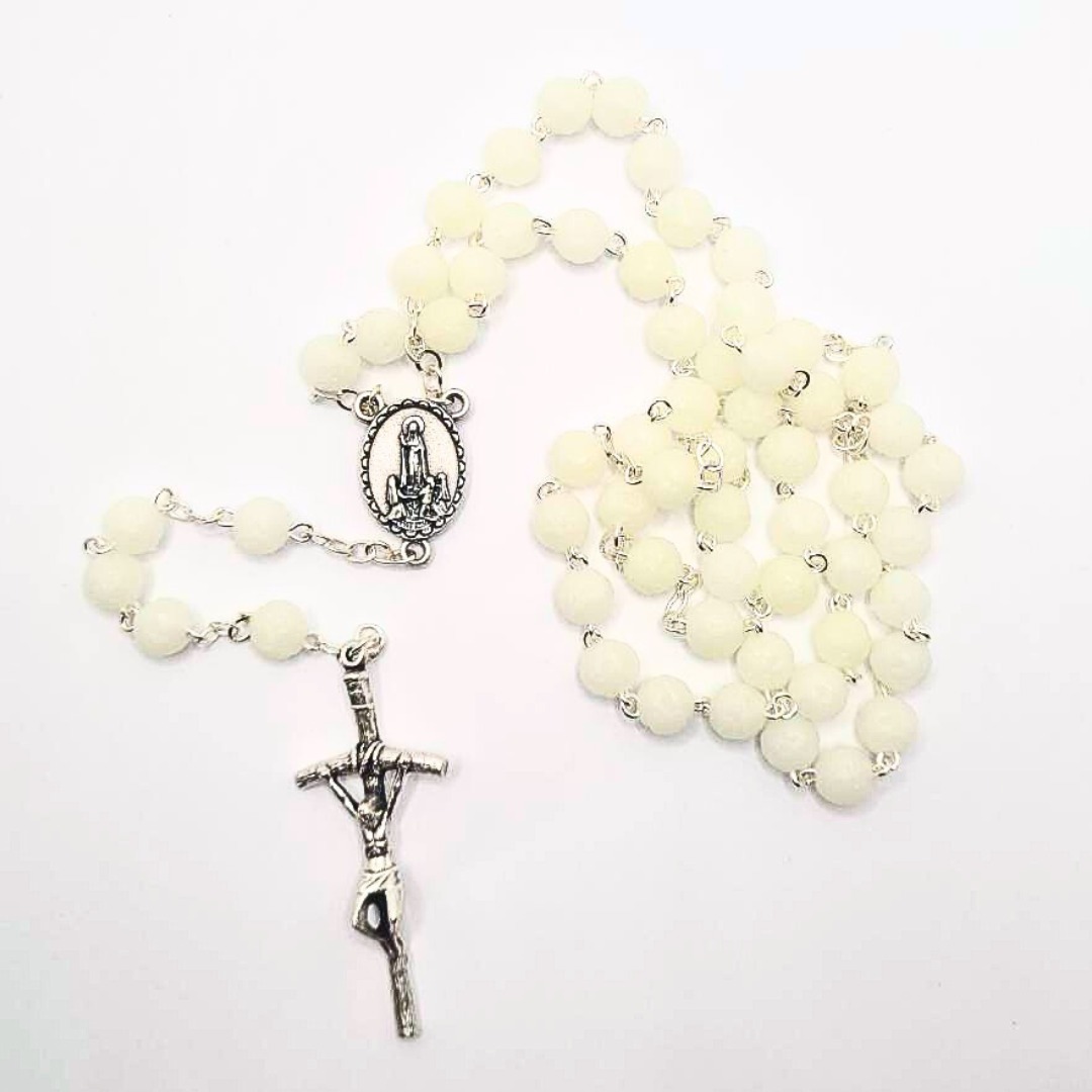 Glow in the Dark - Rose Scented - Apparitions of Our Lady of Fatima Rosary