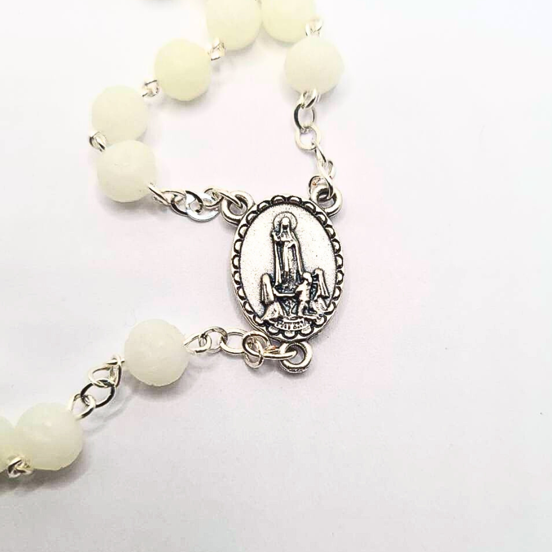 Glow in the Dark - Rose Scented - Apparitions of Our Lady of Fatima Rosary