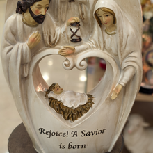 Load image into Gallery viewer, Hand-painted White Nativity Scene
