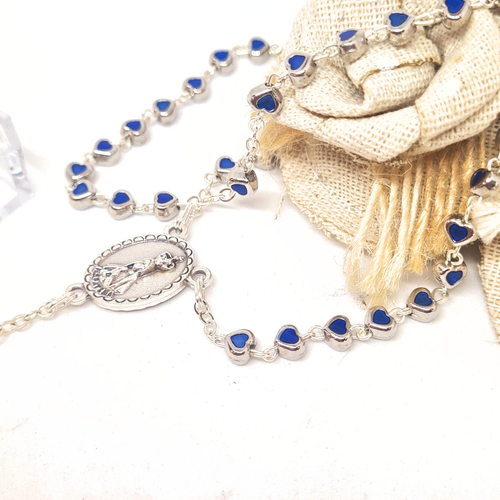 Heart-Shaped Bead Rosary [2 colors]