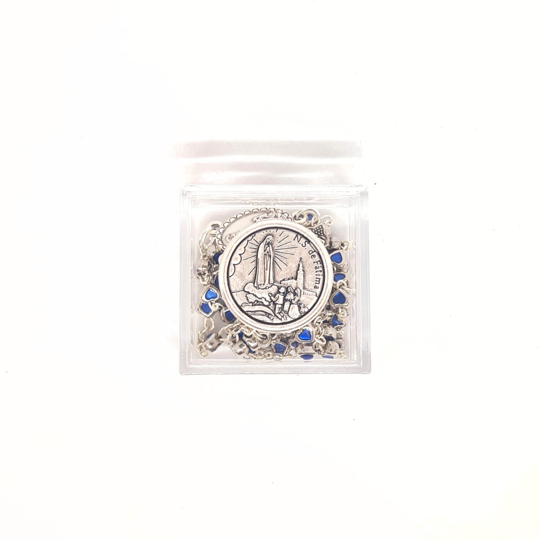 Heart-Shaped Bead Rosary [2 colors]