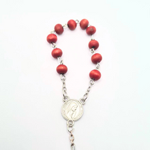 Load image into Gallery viewer, How to pray the Rosary - Rose Scented Decade Rosary
