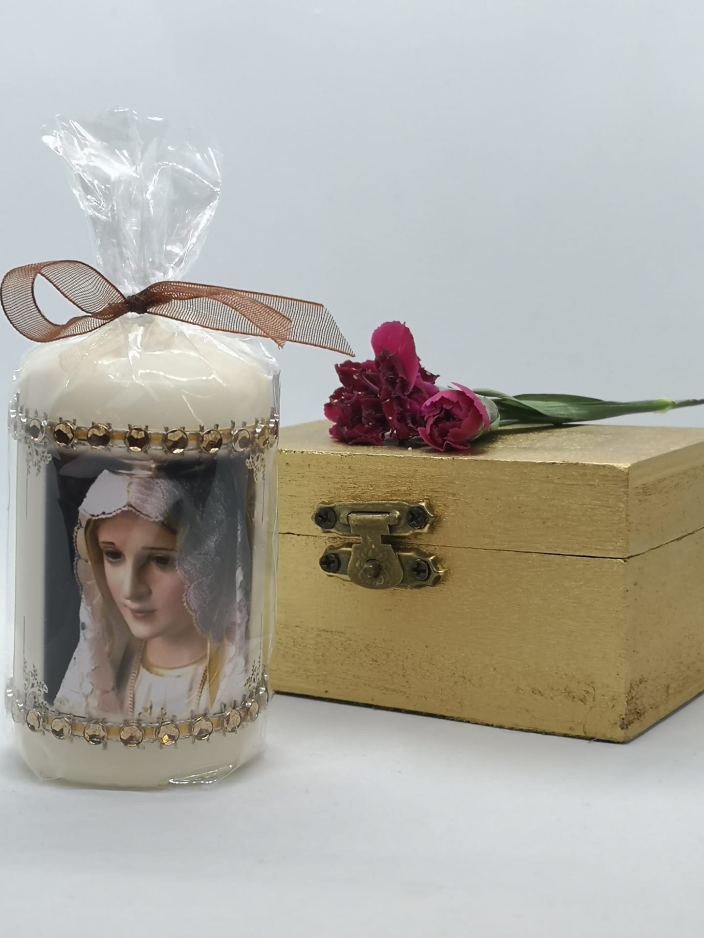 Apparitions of Our Lady Of Fatima Candle 3.9''| 10 cm