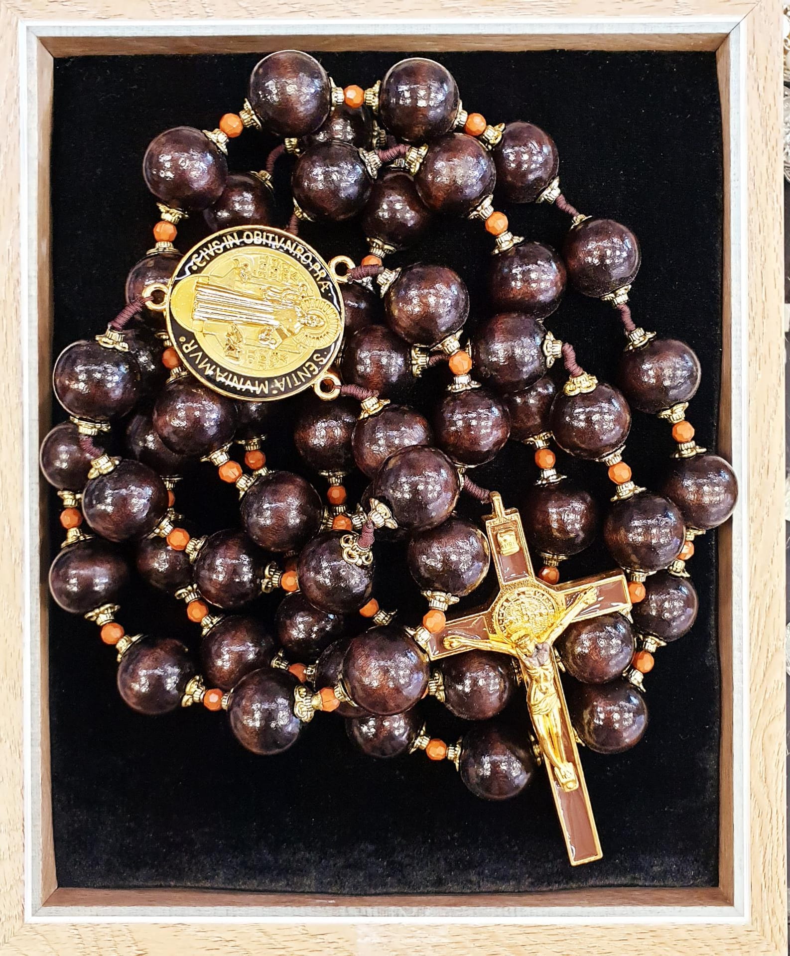 Wall Rosary - Saint Benedict