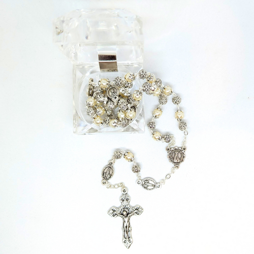 Medals of Fatima Pearl Rosary