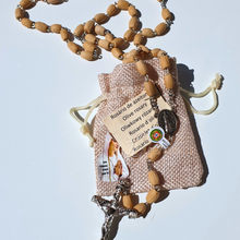 Load image into Gallery viewer, Olive Pit Fatima Rosary
