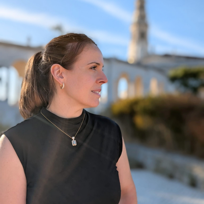 Our Lady of Fatima Color Necklace [Stainless Steel]