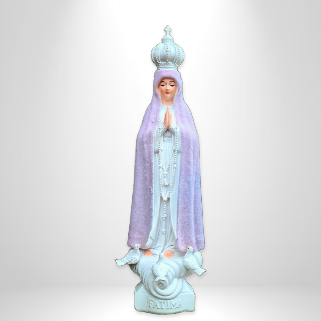 Our Lady of Fatima Statue – 2025 Edition - Color-Changing Mantle