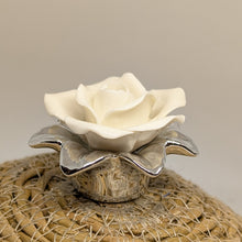 Load image into Gallery viewer, Our Lady of Fatima Rose air freshener [Sterling Silver]
