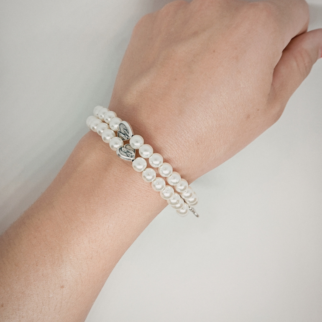 Pearl Rosary Bracelet