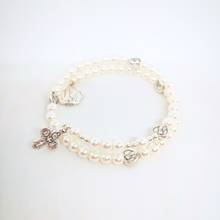 Cargar imagen en el visor de la galería, Pearl Rosary Bracelet
