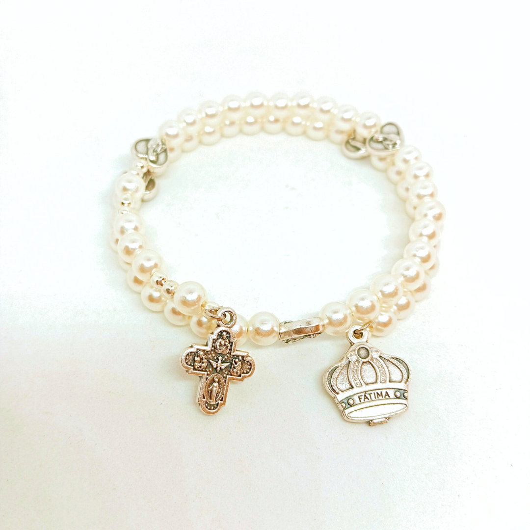 Pearl Rosary Bracelet