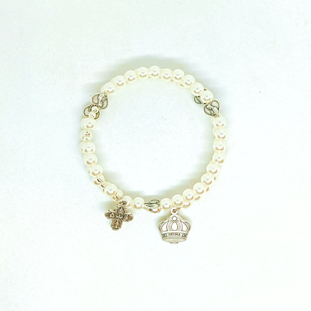 Pearl Rosary Bracelet