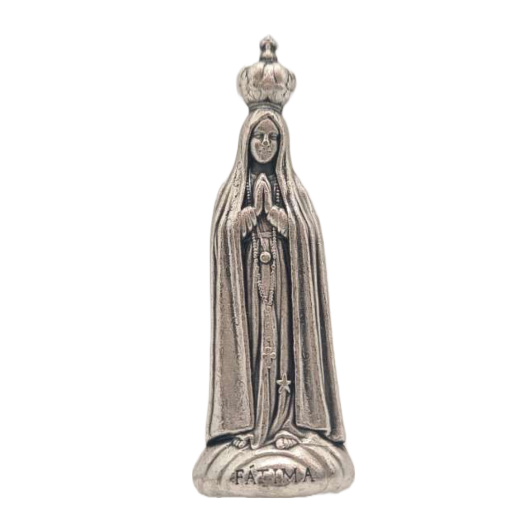 Pocket - Crowned Our Lady of Fatima [1.8'' | 4,5cm]