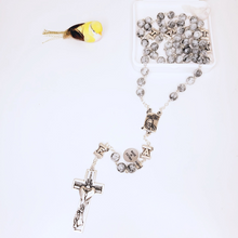 Cargar imagen en el visor de la galería, Pope Francis Grey Rosary
