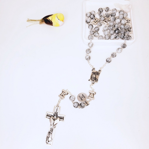 Pope Francis Grey Rosary