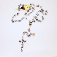 Load image into Gallery viewer, Pope Francis Grey Rosary
