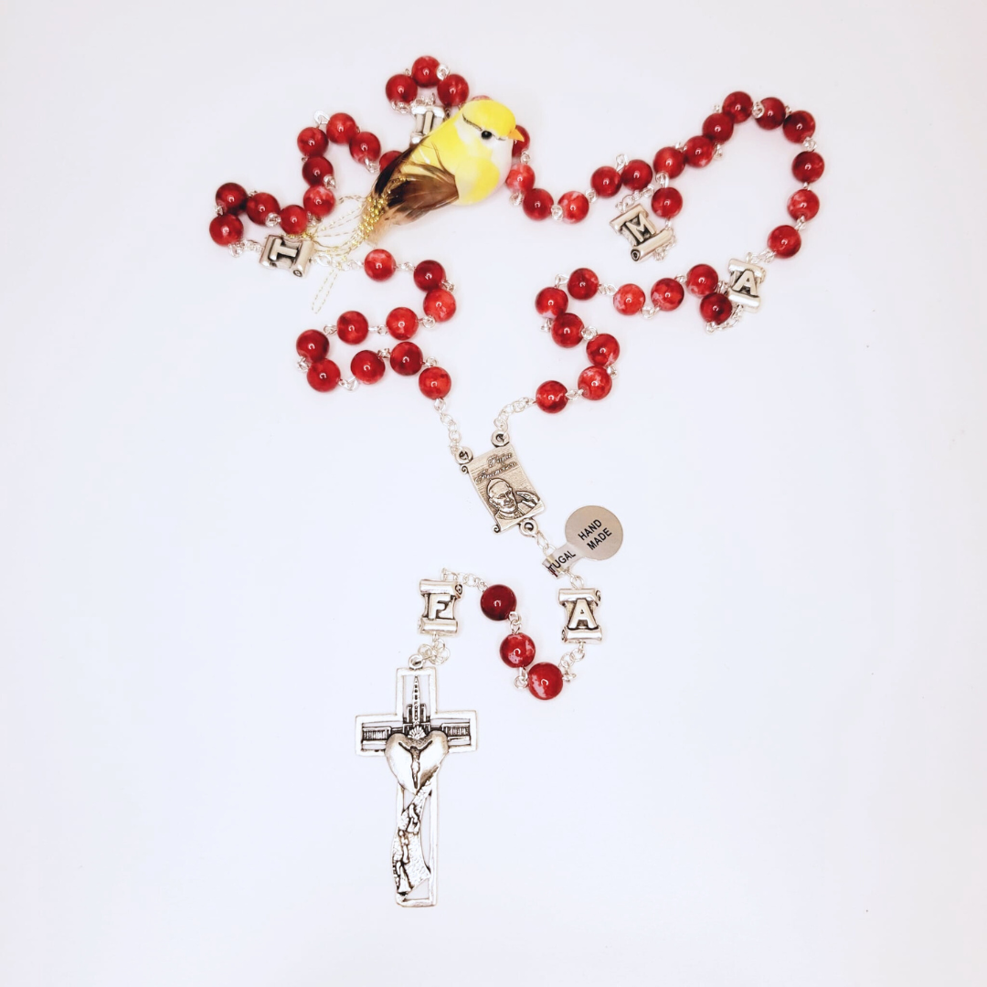 Pope Francis Red Rosary