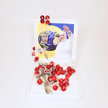 Cargar imagen en el visor de la galería, Pope Francis Red Rosary
