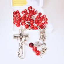 Load image into Gallery viewer, Pope Francis Red Rosary
