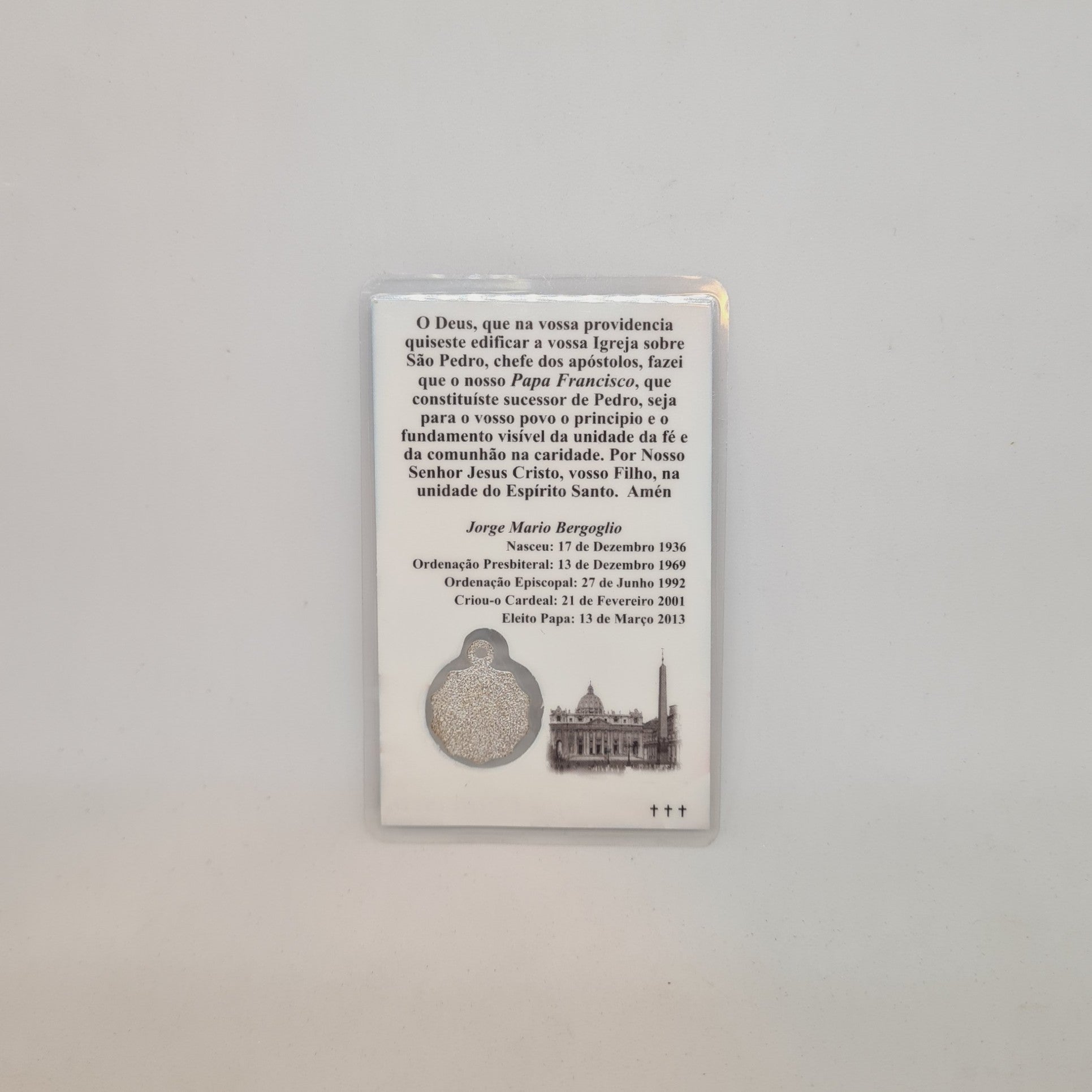 Prayer Card - Pope Francis