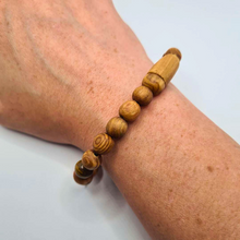 Load image into Gallery viewer, Saint Anthony Wood Bracelet
