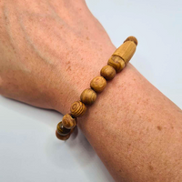 Saint Anthony Wood Bracelet