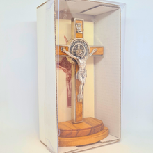Cargar imagen en el visor de la galería, Saint Benedict Standing Crucifix [5.3&#39;&#39; | 13,5cm]
