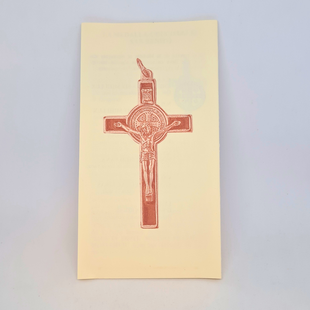Saint Benedict Standing Crucifix [5.3'' | 13,5cm]