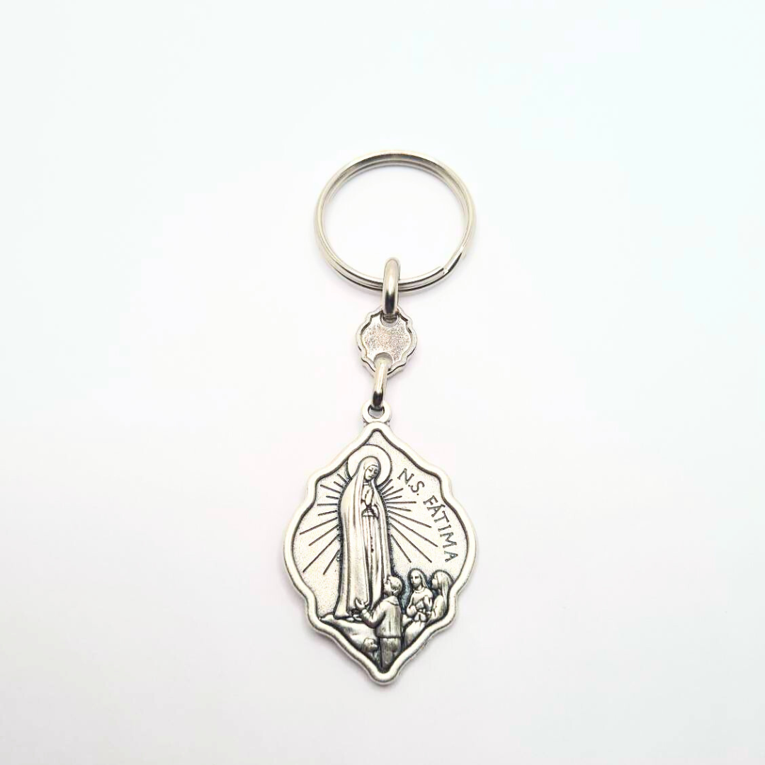 Saint Christopher Metal Keychain