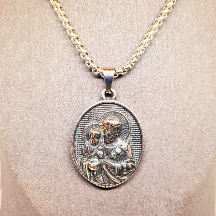 Saint Joseph Necklace [Stainless Steel]
