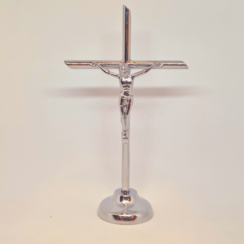 Standing Metal Crucifix [4.7'' | 12cm]