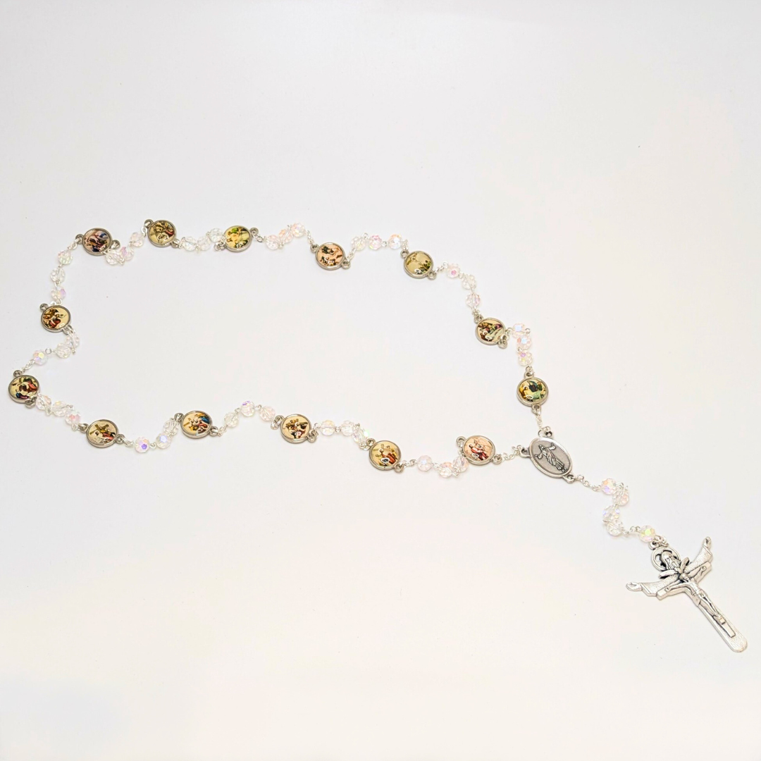 Stations of the Cross Crystal Rosary [NEW]