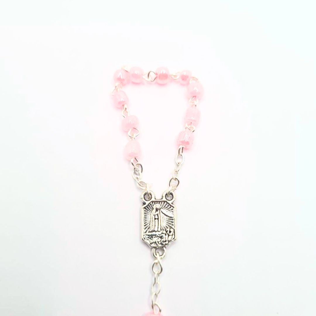 Statue - Pink Decade Rosary