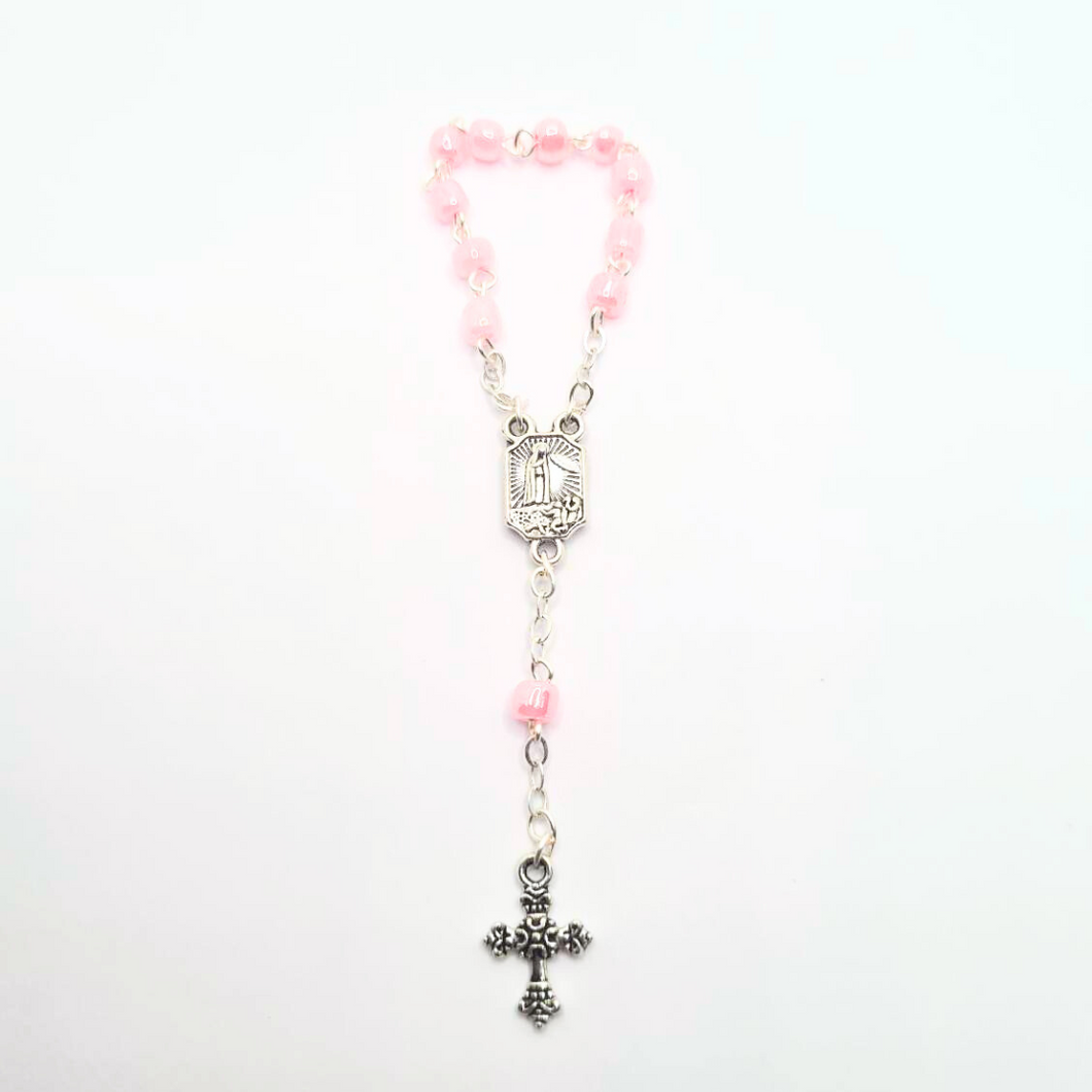 Statue - Pink Decade Rosary