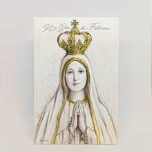 Cargar imagen en el visor de la galería, Wood Plaque Our Lady of Fatima
