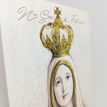 Cargar imagen en el visor de la galería, Wood Plaque Our Lady of Fatima
