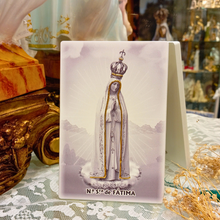 Load image into Gallery viewer, Wood Plaque Our Lady of Fatima [Traditional]
