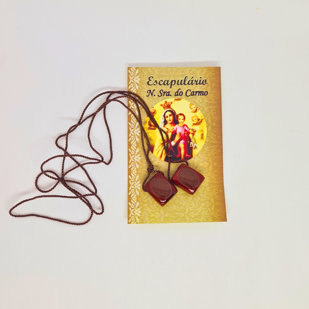 Wood and Cloth Scapular