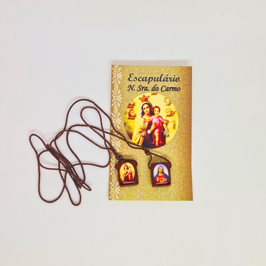 Wood and Cloth Scapular