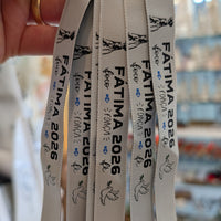 Pulsera de tela Fátima 2026