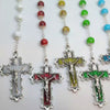 Our Lady Heart Red Rosary