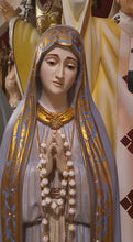 Load and play video in Gallery viewer, Wood - Our Lady of Fátima Stylized [Several sizes]
