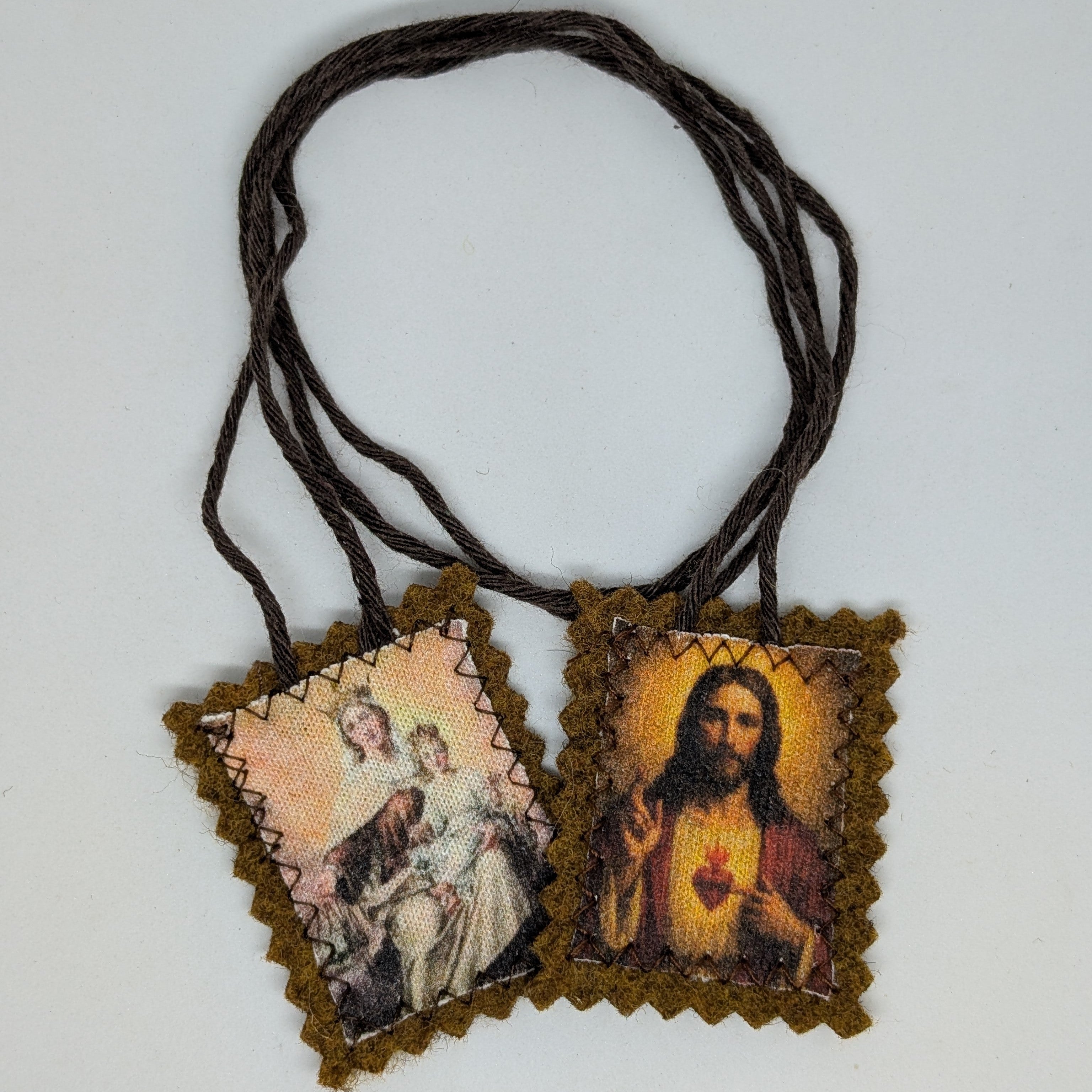 Our Lady of Mount Carmel Scapular - 100% Portuguese Wool