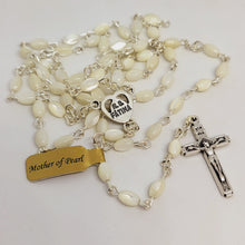 Load image into Gallery viewer, Mother of Pearl Rosary
