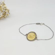 Cargar imagen en el visor de la galería, Set - Necklace + Bracelet - Apparitions of Our Lady of Fatima [Sterling Silver]
