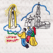 Cargar imagen en el visor de la galería, Apparitions of Our Lady of Fatima - Kitchen Cloth
