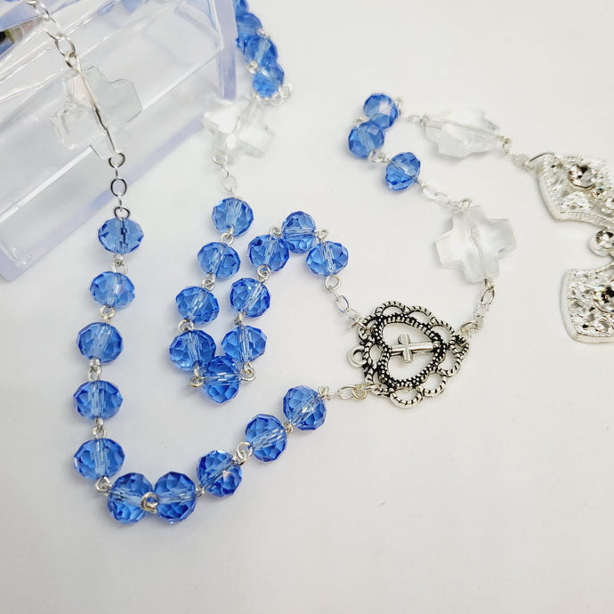 Blue Crystal Rosary - Special Edition
