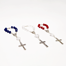 Load image into Gallery viewer, 3 Crystal Decade Rosary Bracelets

