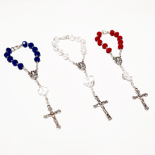Cargar imagen en el visor de la galería, 3 Crystal Decade Rosary Bracelets
